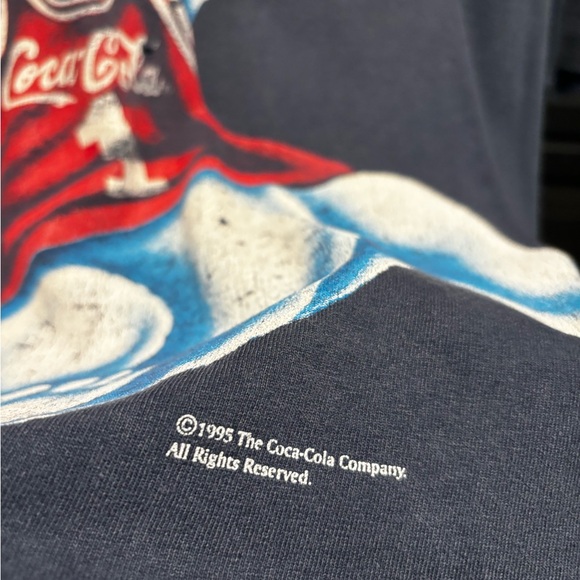 Vintage Coca-Cola BEAR Tee SIZE XL - Picture 3 of 4